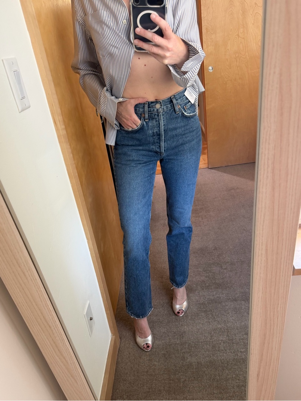 AGolde Classic High-Rise Jeans